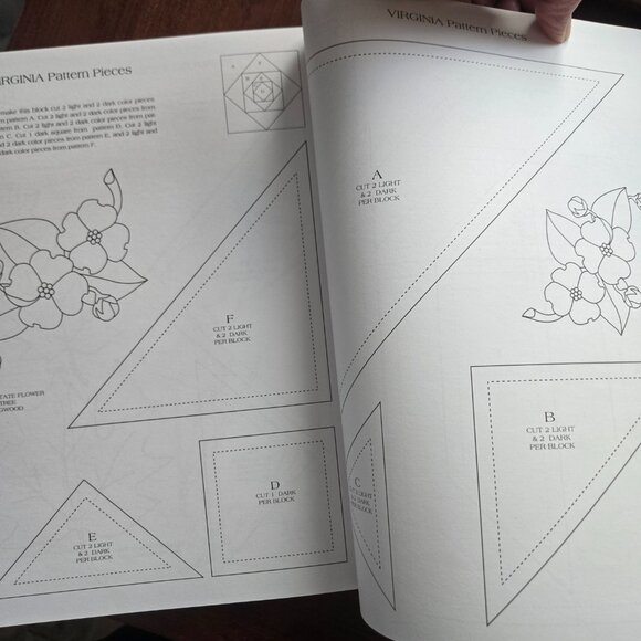 Book, American Quilt Blocks: 50 Patterns for 50 States, Very Good Condition - Picture 7 of 9